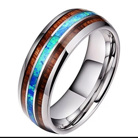 NWOT Tungsten carbide stainless steel ring - Picture 3 of 3